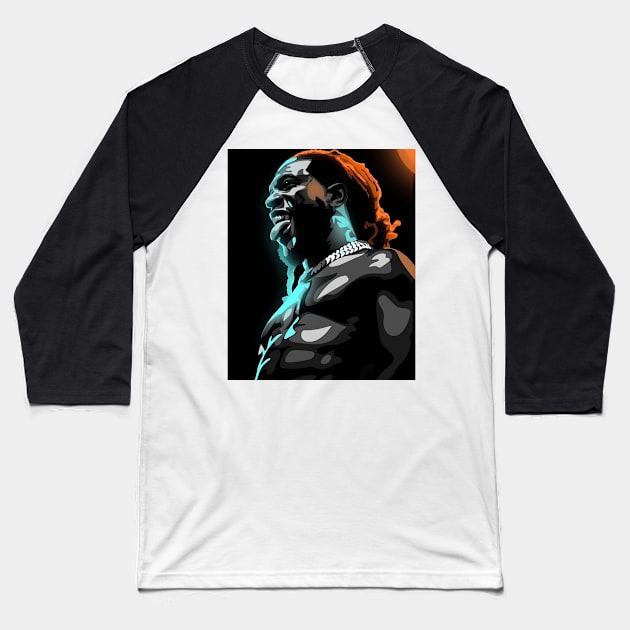 BURNA BOY Baseball T-Shirt by Black hub